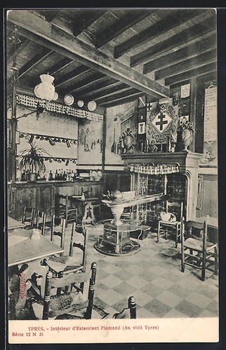 Cpa ypres intérieur - cpa, ypres,