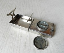 Ancien Chauffe Fer à Friser de Voyage E.P. Paris * Réchaud à Alcool