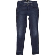 Levi's 710  Femme Bleu Skinny Regular Stretch Jeans W30 L30 (80535)