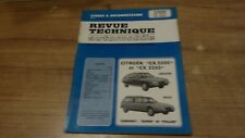 REVUE TECHNIQUE E.T.A.I  CITROËN CX 2000 et 2200 limousine et break.
