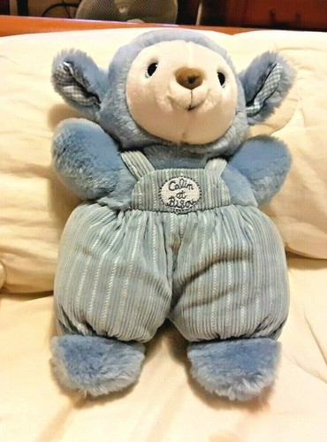 Doudou peluche agneau29cm - peluche, bleu