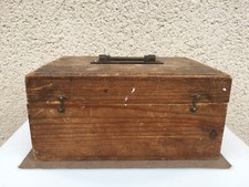 Ancienne boîte de rangement en bois / Boîte / Déco / Accessoire