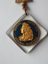 PORTE-CLES / Key ring - BOURBON - COGNAC MARTELL - LOUIS XIV - JOLI / Nice ! 