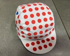 CASQUETTE VELO CYCLISME MAILLOT A POIS GRIMPEUR TOUR DE FRANCE 2024 LECLERC N°1