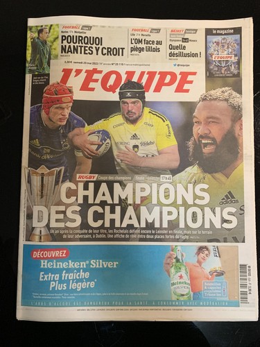 Equipe journal 05 2023 - l'equipe, 20/05/2023