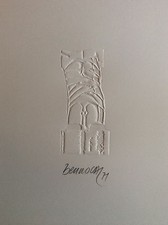 Berrocal Miguel gravure signée abstrait Villanueva de Algaidas sculpteur Espagne