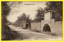cpa TAILLEBOURG (Charente Inférieure) Vieille Chaussée ROMAINE Plaque Bataille