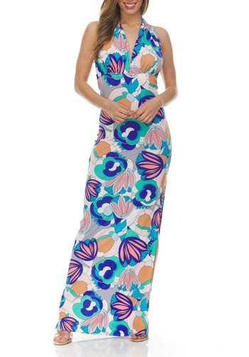 Robe maxi femme imprimée - robe,