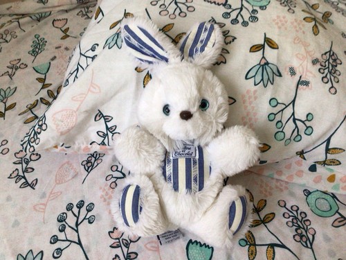 Doudou lapin vintage tartine - doudou,