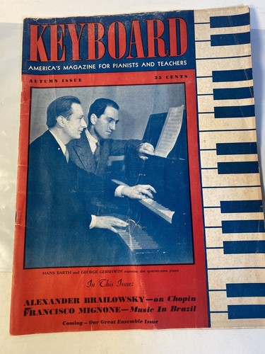 Keyboard magazine autumn 1942 - 1942,