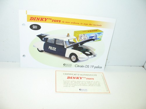 Fiche certif dinky - dinky, toys
