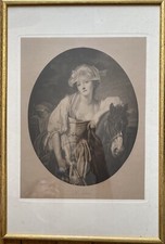 La laitière - Jean Baptiste Greuze - Héliogravure Braun & Cie - Vers 1900