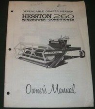 HESSTON 260 ÉQUIPEMENT DE