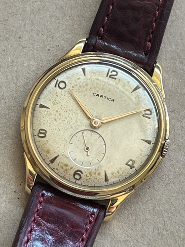 Cartier vintage watch 18k - vintage, yg