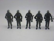 5 figurines S.A.S. Squad Leader - Action Force - Action Man - Palitoy 1983