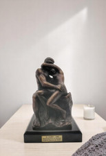 Sculpture Bronze reproduction éditions Atlas LE BAISER D'APRÈS L'OEUVRE DE RODIN