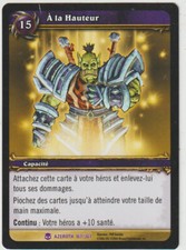 x1 Carte à la hauteur AZEROTH 167/361 WORLD OF WARCRAFT, WOW CCG/TCG  EX-NM FR