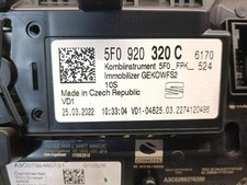 5F0920320C tableau de bord compteur pour SEAT ATECA 1.5 16V TSI ACT 2017 5608585
