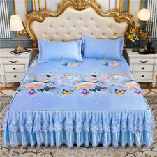 Motif Fleur Glace Soie