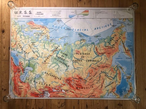 Ancienne carte scolaire - , urss