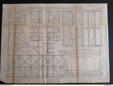 ANNALES DES PONTS et CHAUSSEES (Dep 76) - Plan du Port de Dieppe - Macquet 1887