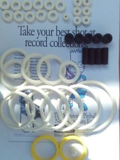 FLIPPER.DATA EAST-THE SIMPSONS 1990 -KIT ELASTIQUES-DOIGT DE BATTEUR JAUNE-