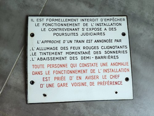 Plaque emaillée sncf wagon - emaillée,