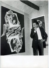 6 photos Jean Paté - Yvaral - Exposition - Art - Tirages 20x30 d'époque - 