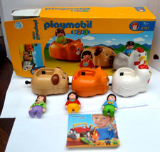 FIGURINE JOUET GROS LOT PLAYMOBIL 1ER AGE TRAIN DES ANIMAUX +BOITE COMPLET 6767