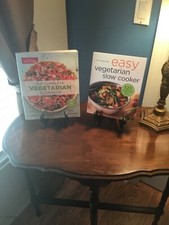 Lot of 2: “The Complete Vegetarian Cookbook”; + Easy Vegetarian Slow Cooker: 