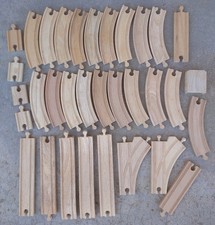 lot  vrac  rail circuit  bois genre brio