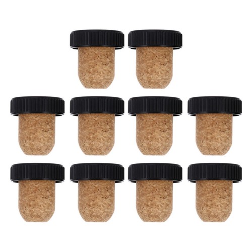 Pcs bouchons vin en bois - 10,
