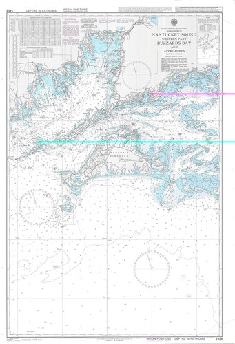 Carte marine est - l'est, des