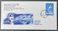 Premier Vol PARIS TOKYO PAPEETE par AIR FRANCE / 1992 / FDC