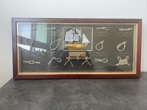 Ancien tableau vintage noeuds - vintage,
