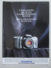 7/1988 PUB APPAREIL PHOTO OLYMPUS OM 101 CAMERA ORIGINAL FRENCH AD