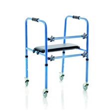 Mopedia Déambulateur pliable RP748 pour personnes âgées et handicapées, 4 roues 