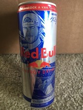 2018 KRIS BRYANT Limited Edition SEALED Red Bull Energy Drink Can Chicago Cubs