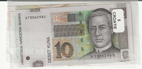 Lot billets de - 5,