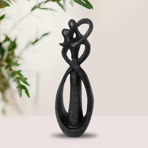 Resin couple modern sculptures - modern,