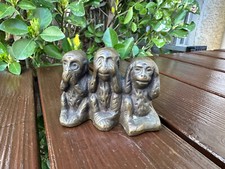 Sculpture trois singes sages