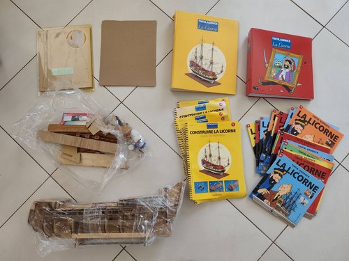 Tintin haddock licorne - tintin, la