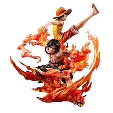Statue PVC One Piece P.O.P "Maximum" Luffy & Ace Brother's Bond 25 cm Megahouse