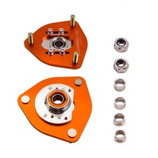 2x Front Camber Plate adjustable For Nissan S13 180SX 200SX 240SX