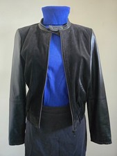 📌 Veste Bombers MANGO Cuir