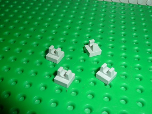 Lego oldgray tile x 1 - x,