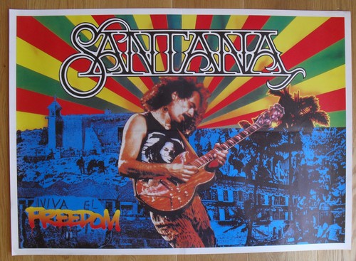 Santana freedom affiche - freedom,