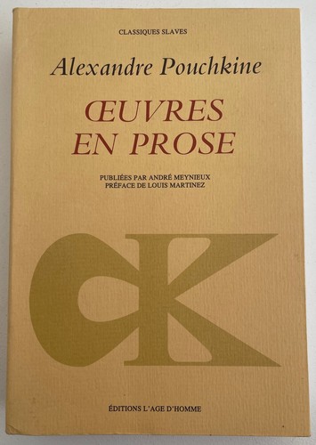 Alexandre pouchkine oeuvres - pouchkine,