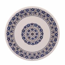 36 " Rond Marbre Centre Table Top Handmade Lapis Incrustation Pierres Travail