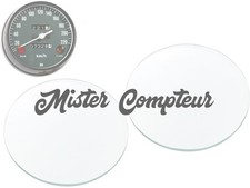2 x verre bombé ∅92mm pour compteur CB 750 Four / curved glass for CB 750 gauge